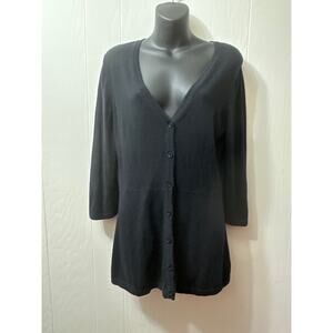 Isaac Mizrahi Live Small Sweater Cardigan